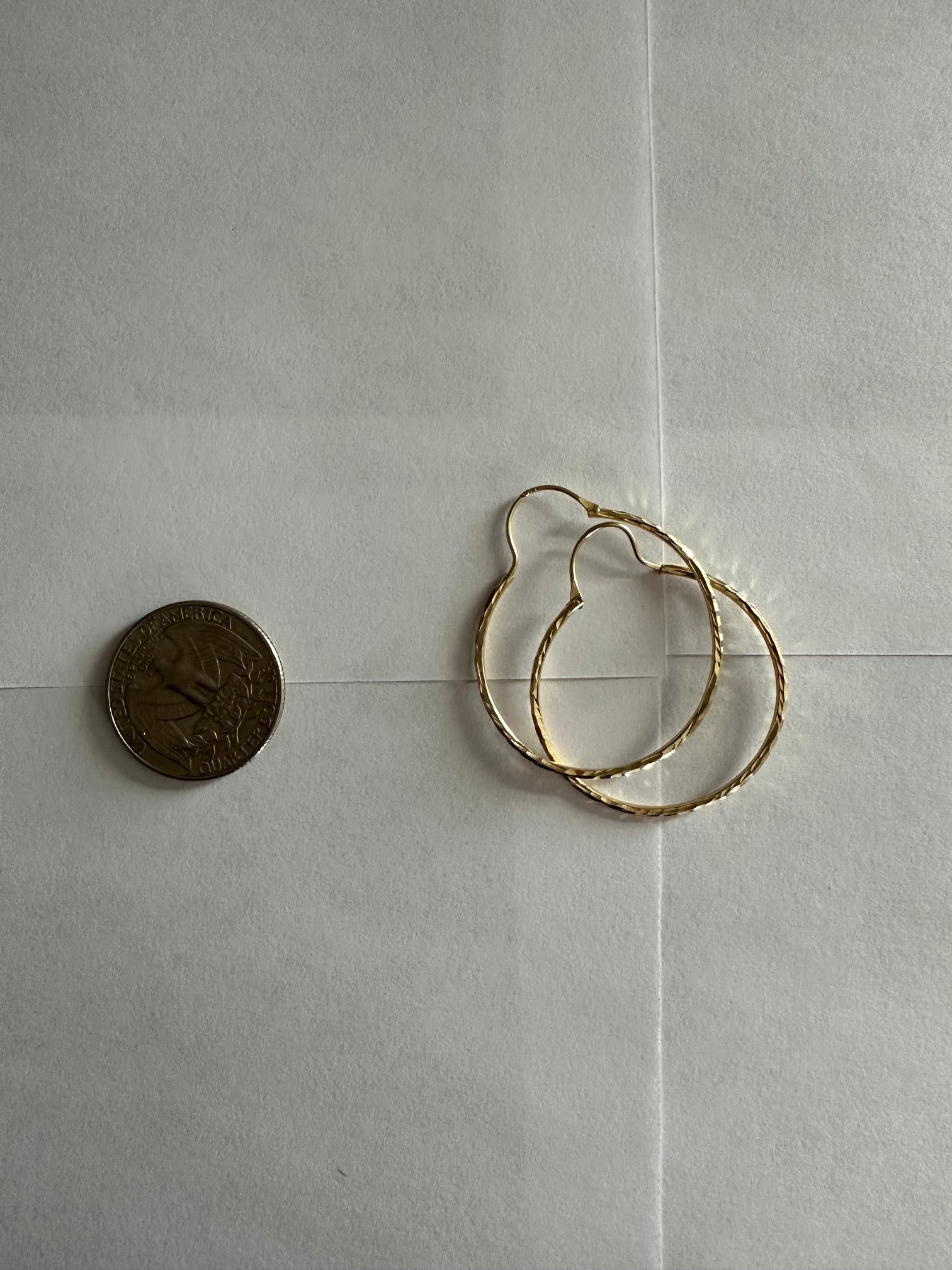 Hoop Earrings 14k