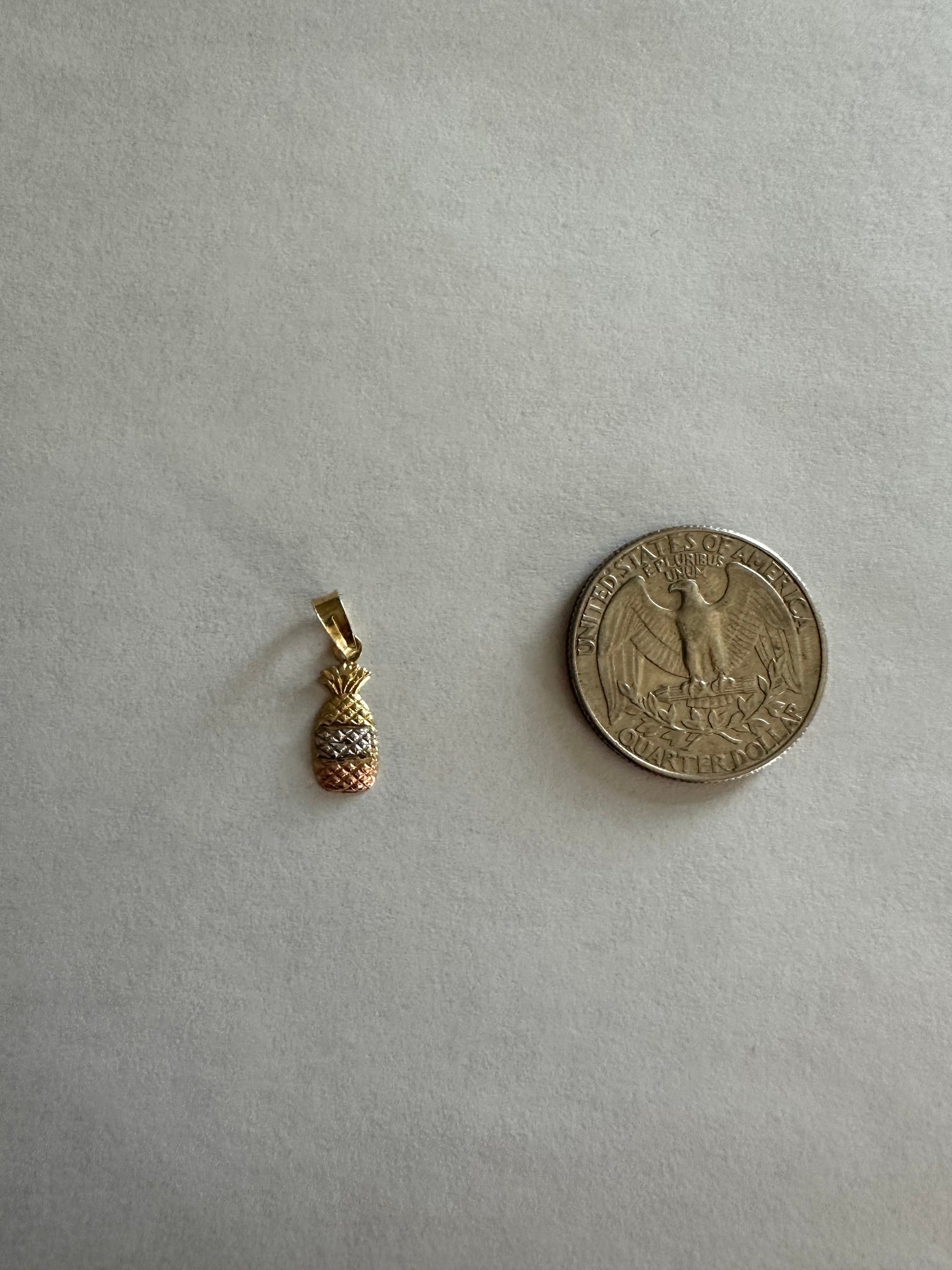 Pineapple Pendant 14k